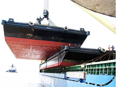 Jiangsu Shuntian barge ship ag exports of Dubai Projects